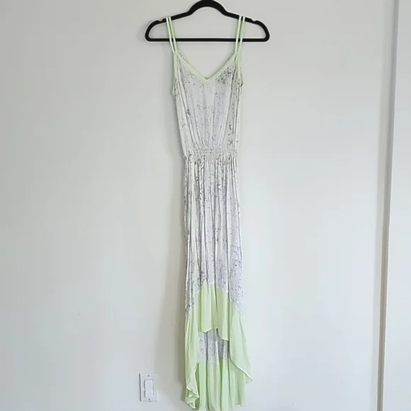 knee length dresses for ladies Ucille White Embroidered Chiffon Maxi Dress (Archive Sale)